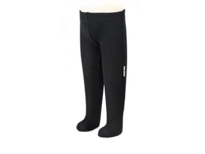 Manymonths merino punčochové legíny - Foggy Black