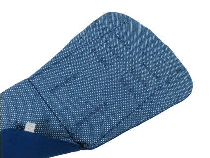 Podložka do kočárku univerzální - Jeans Dots