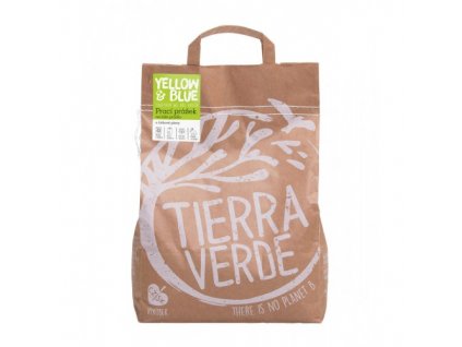 Tierra Verde prací prášek z mýdlových ořechů na bílé prádlo a látkové pleny 5 kg