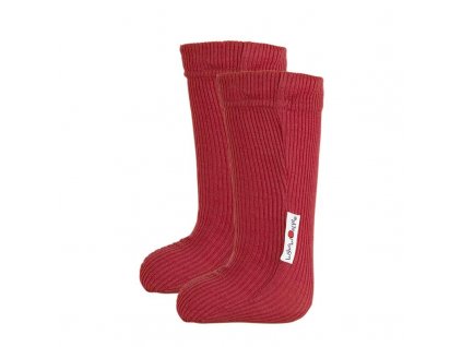 Manymonths ponožky s gumičkou mer19 Cranberry Nectar