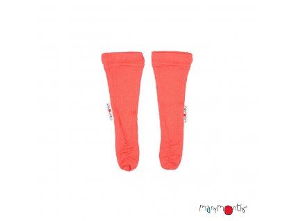 Manymonths ponožky s gumičkou mer19 Precious Coral