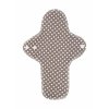 Noční/poporodní látková vložka z biobavlny Maxi - Brown Dots 1 ks