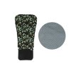Podložka do kočárku prodloužená - Dark Grey Dots
