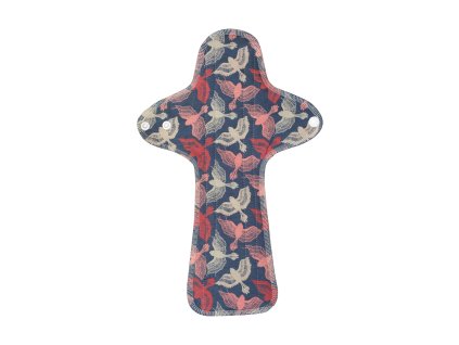 Noční/poporodní látková vložka z biobavlny Maxi plus - Paradise 1 ks