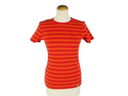 Manymonths triko dámské biobavlna - Red Berry Stripe