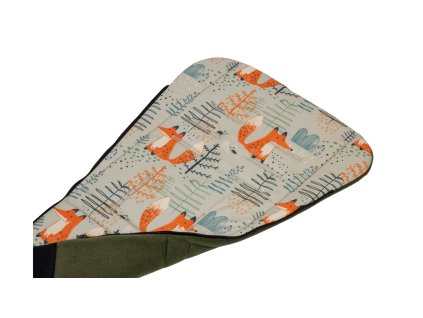 Podložka do kočárku prodloužená - Fox in the Forest