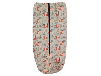Nicht herunterfallende Übergangsdecke – Fox in the Forest (Varianta S postranním zipem)