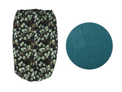 Nepadací deka na zip nepromokavá jaro/podzim - Teal softshell