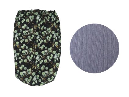 Nepadací deka na zip nepromokavá jaro/podzim - Light Jeans softshell