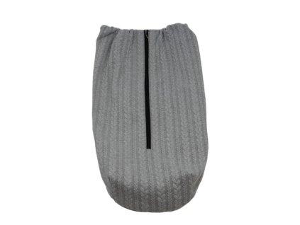 Nepadací deka na zip copánková jaro/podzim - Grey