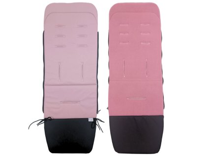 Thule-Matte aus Bio-Baumwolle – Powder Pink (Postranní zip na nepadací deku včetně zipu)