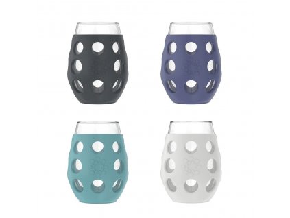 Sklenice na víno Lifefactory 4ks (Objem 325ml)