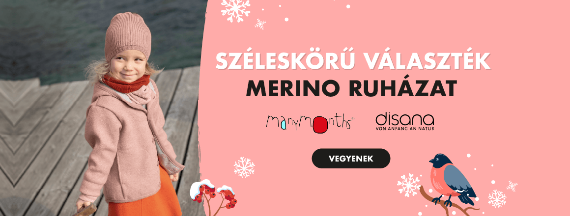 A legnagyobb merinó ruházati választék
