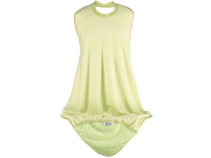 Pop-in osuška se zástěrou bamboo Lime Sherbert