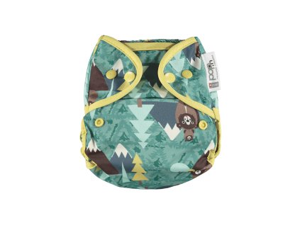 Pop-in svrchní kalhotky AIO patentky Bear