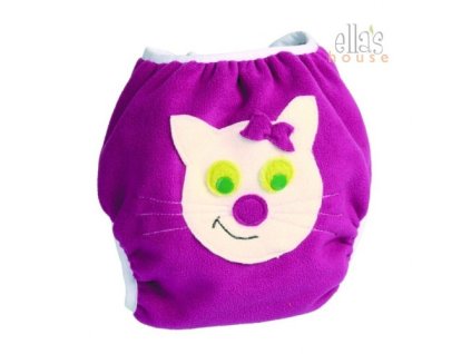 Bum wrap design Sally macska (Méret S (3-7 kg))