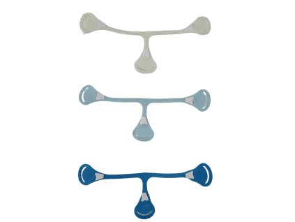 Snappi sponka 3ks sv.modra/tm.modra/bílá