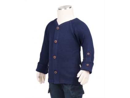 Manymonths kabátek merino Moonlight Blue