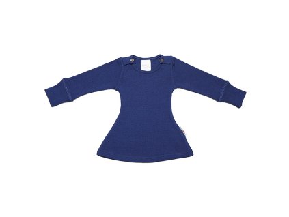 Manymonths merino šaty Moonlight Blue