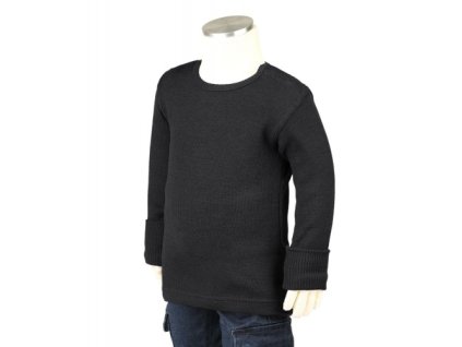 Manymonths merino triko Foggy Black