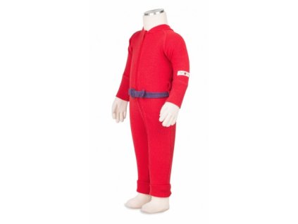 Manymonths overal merino Poppy Red