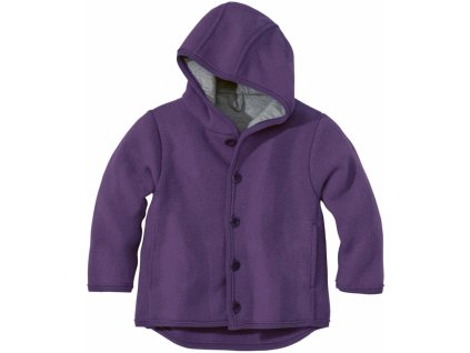 Disana kabátek merino plum