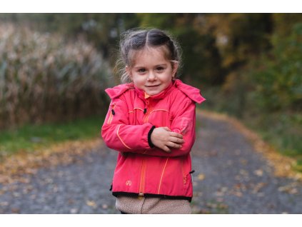 ELKA softshellová bunda - růžová