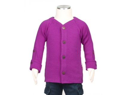 Manymonths kabátek merino Violet Lotus