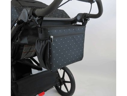 12560 organizer na kocarek vel m black dots