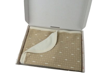 Dětská deka - dárkové balení Brown/Ecru