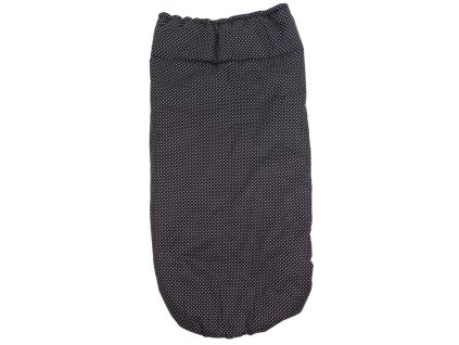 13627 nepadaci deka prechodova black dots black fleece