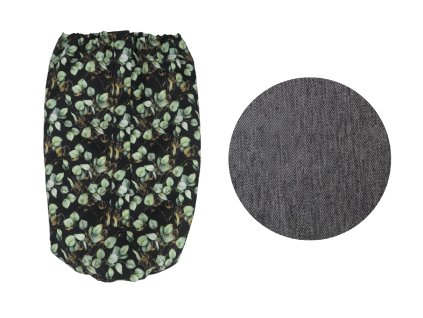 Nepadací deka na zip nepromokavá jaro/podzim - Dark Grey softshell