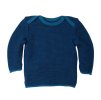 melange pullover blue
