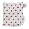 Taštička na látkové vložky Moon Pouch - White Hearts