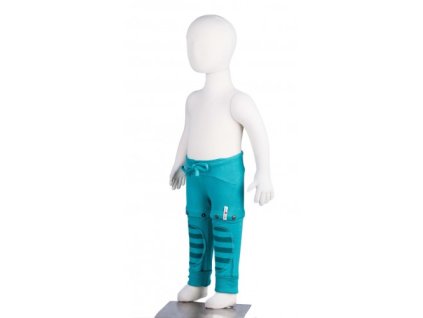 Manymonths ECO yoga kalhoty z biobavlny - Ocean Wave