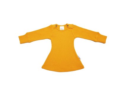 Manymonths merino šaty Saffron Yelow