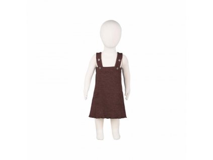 Manymonths merino šaty Chocolate Brown