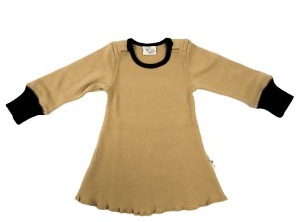 Manymonths merino šaty s mandľovými rukávmi (Velikost Charmer-Explorer (3–12/18 měs.))