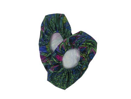 Návleky na botičky Peacock Feather - vel. 24-30