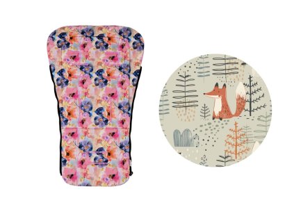 Podložka do kočárku univerzální - Fox in the Forest