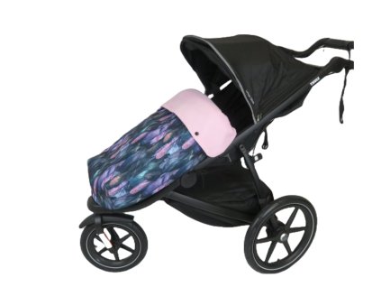 Nánožník nepromokavý jaro/podzim - Purple Feathers