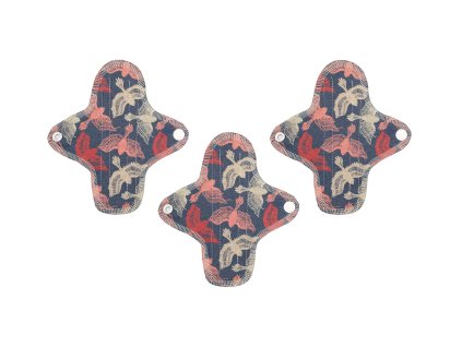 Slipové látkové vložky z biobavlny Mini - Paradise 3 ks