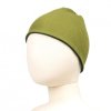 Manymonths oboustran. čepice merino Sequoia Green (zelená))