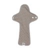 Noční/poporodní látková vložka z biobavlny Maxi plus - Brown Dots 1 ks