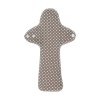 Noční/poporodní látková vložka z biobavlny Maxi plus - Brown Dots 1 ks
