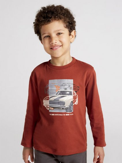 Chlapecké triko s potiskem auta Mayoral