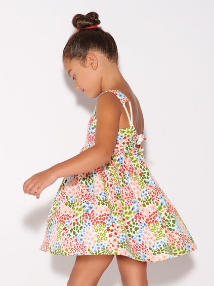 Dívčí letní šaty s potiskem Mayoral