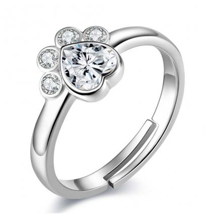 Dámský stříbrný prsten ZURI 1