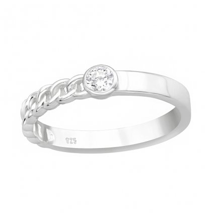 Dámský stříbrný prsten HALFRINA 1