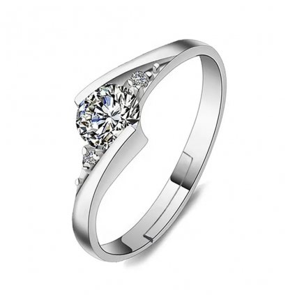 Dámský stříbrný prsten DIAMANTA 1